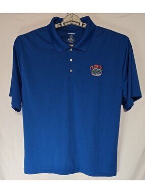 Pro Edge Men's Florida Gators Embroidered Blue Polo Size L